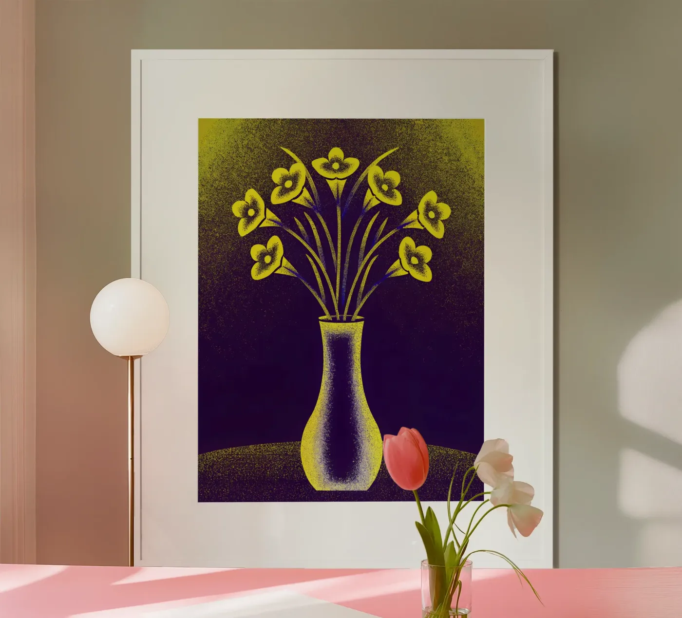 Blumenvase Poster von SOUL SHOP
