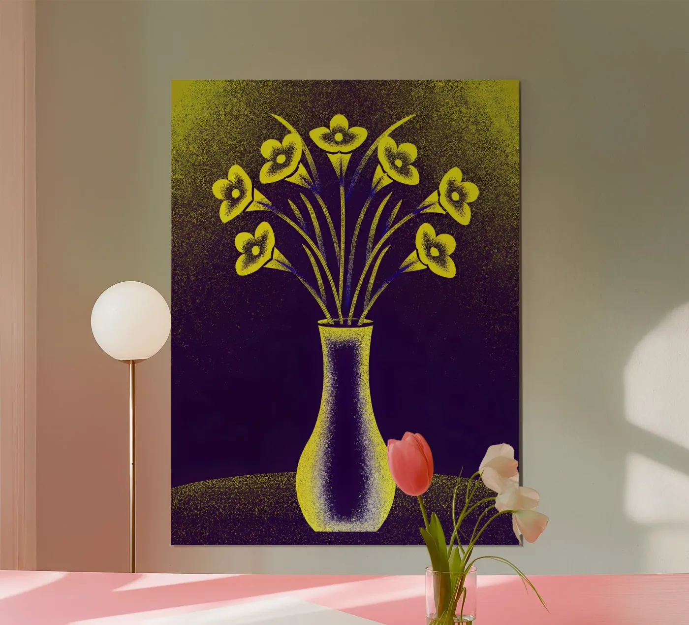 Blumenvase Poster von SOUL SHOP