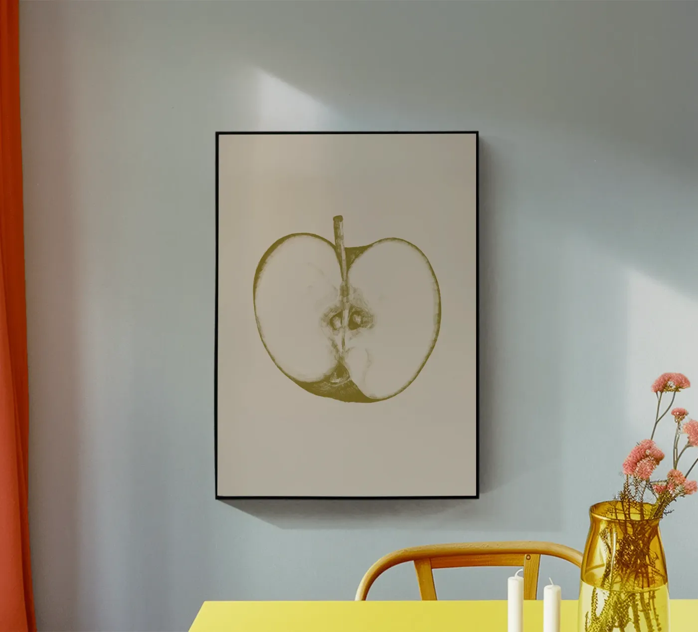 Yellow Apple plexiglass da La Bola