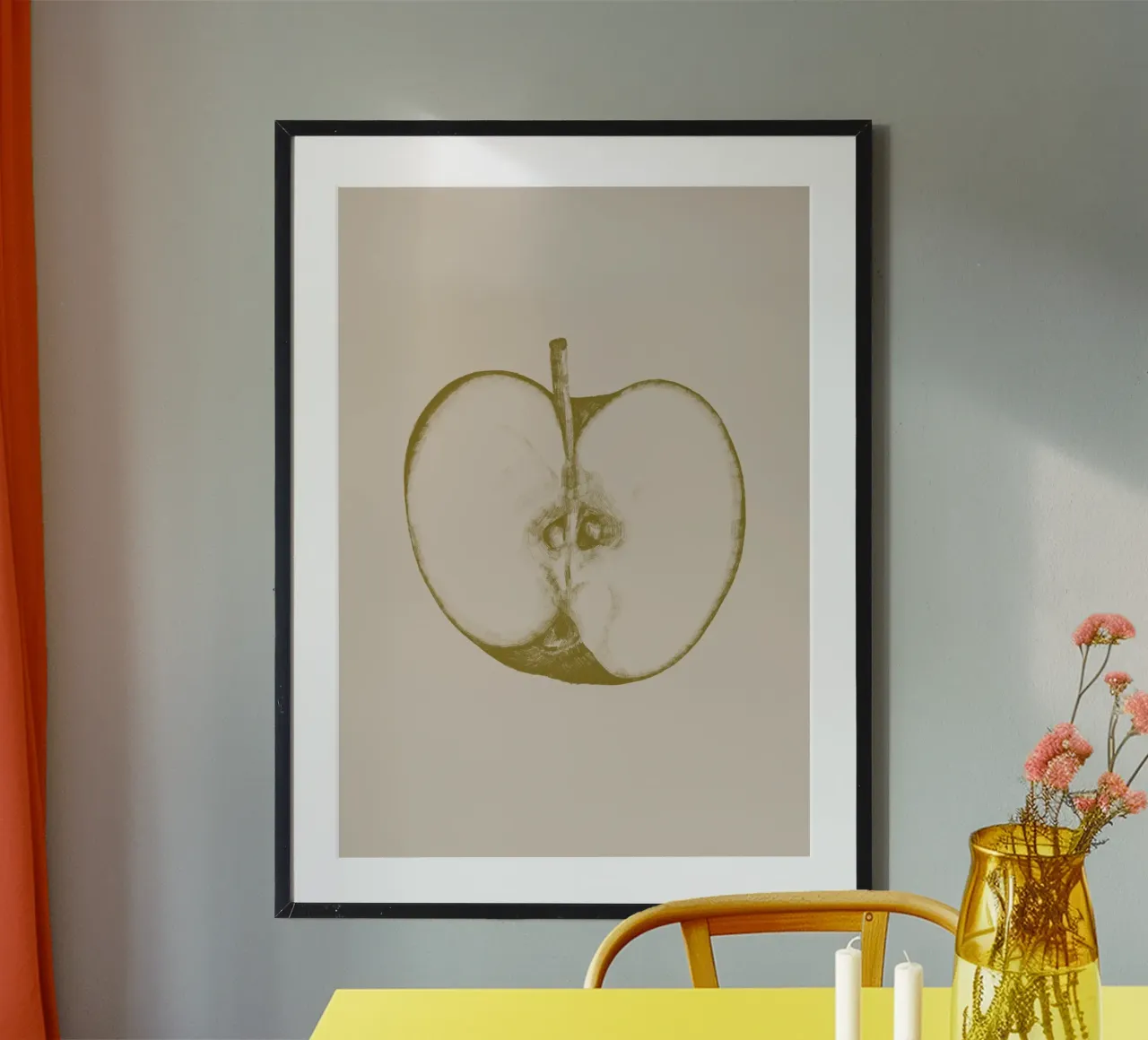 Yellow Apple poster da La Bola