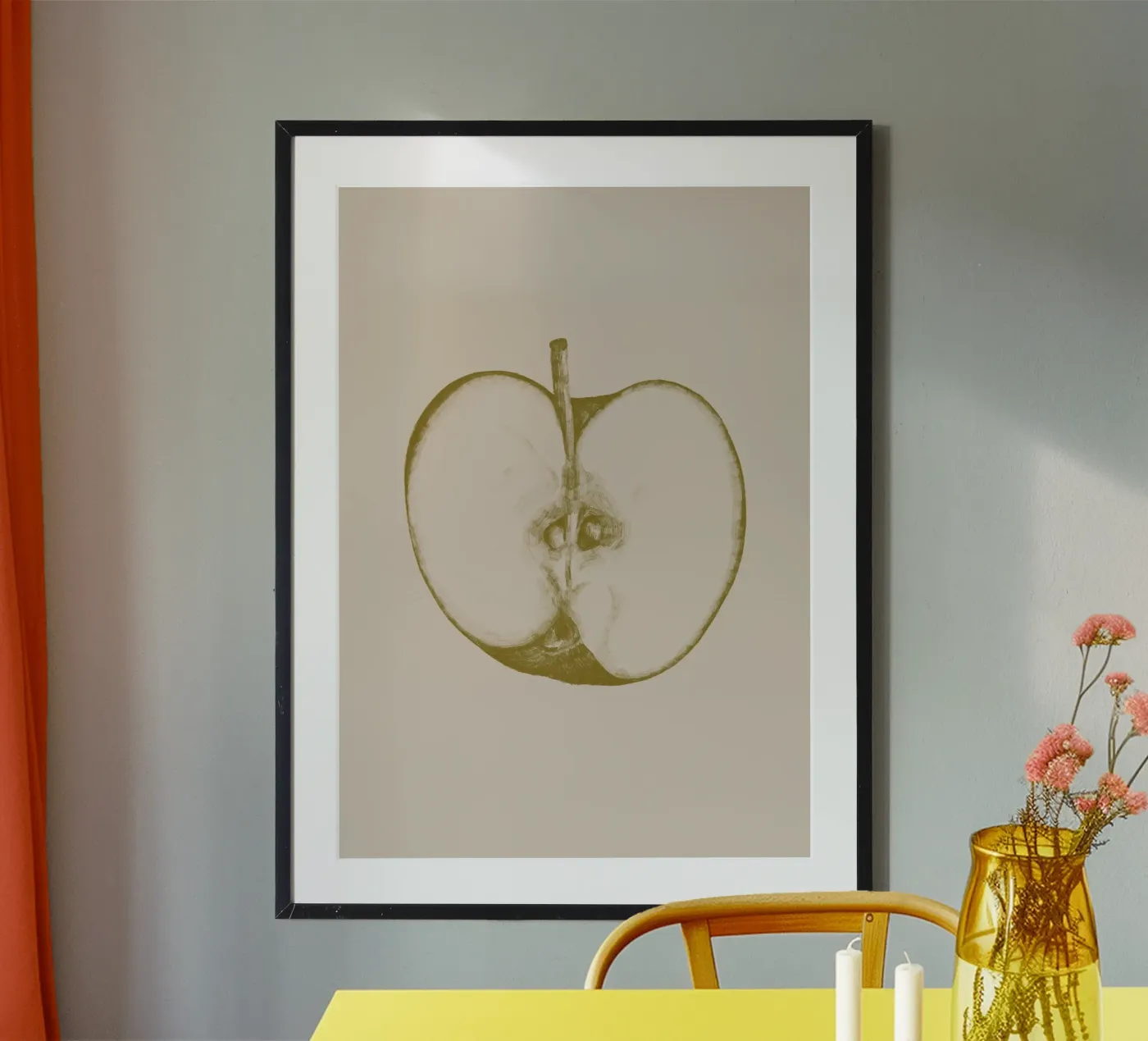 Yellow Apple poster da La Bola