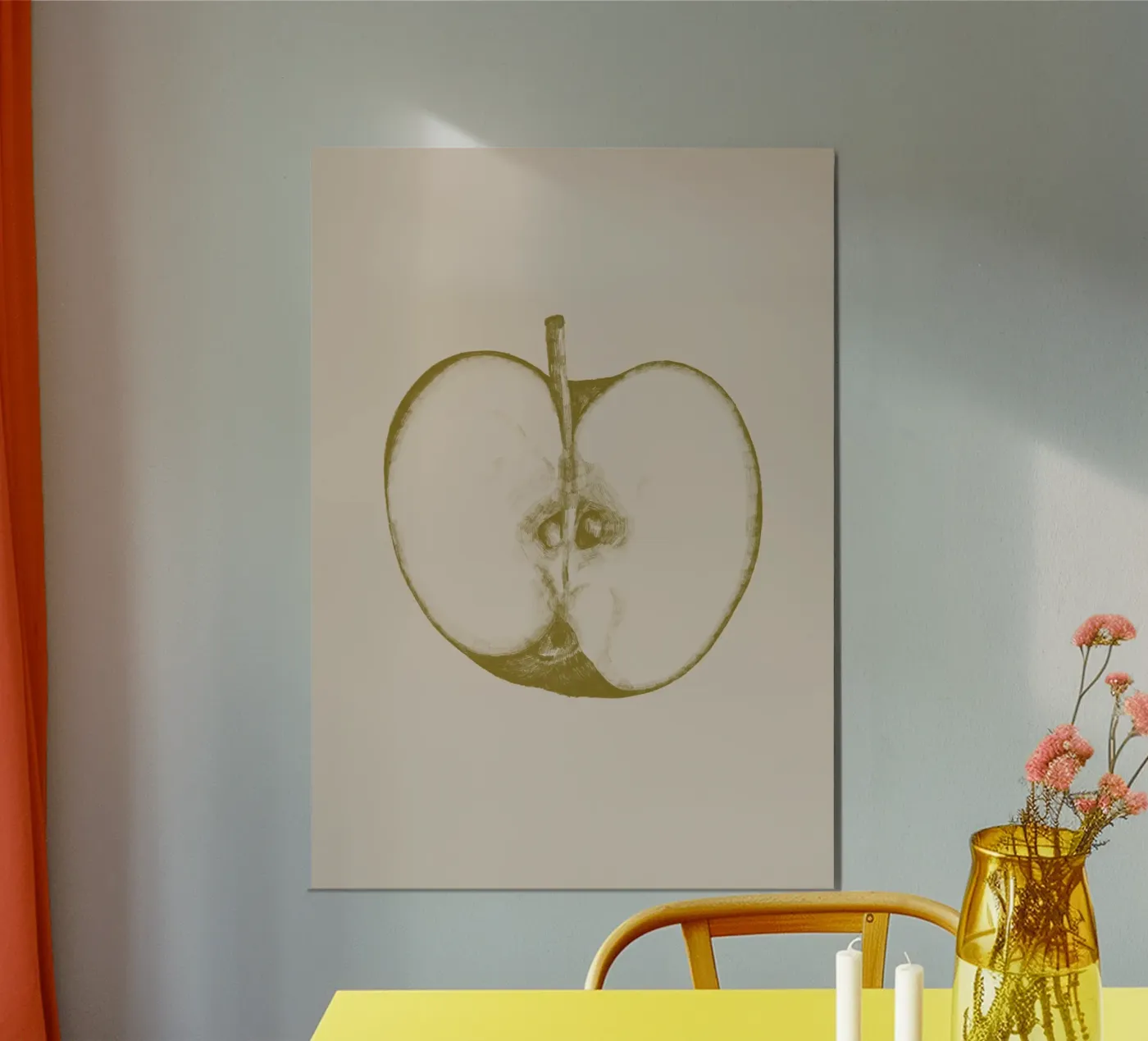 Yellow Apple poster da La Bola