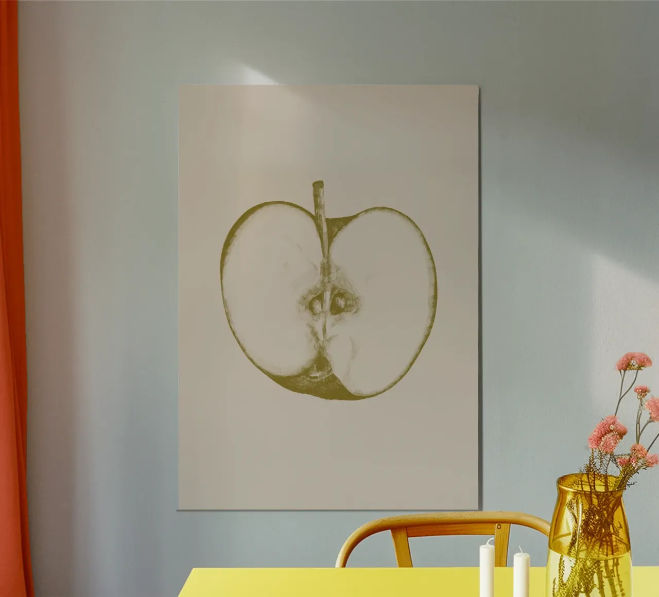 Yellow Apple poster da La Bola