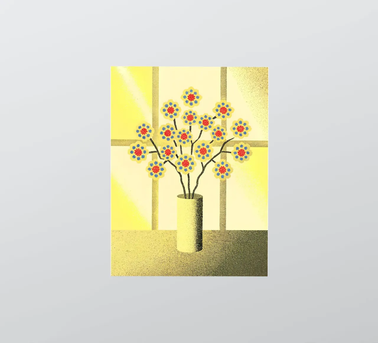 Blumenvase Sticker von SOUL SHOP
