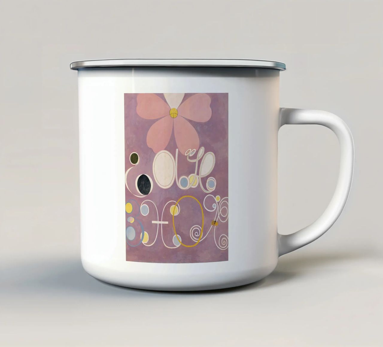 Hilma Af Klint - I dieci più grandi n. 5 tazza in smalto da Ceryspool