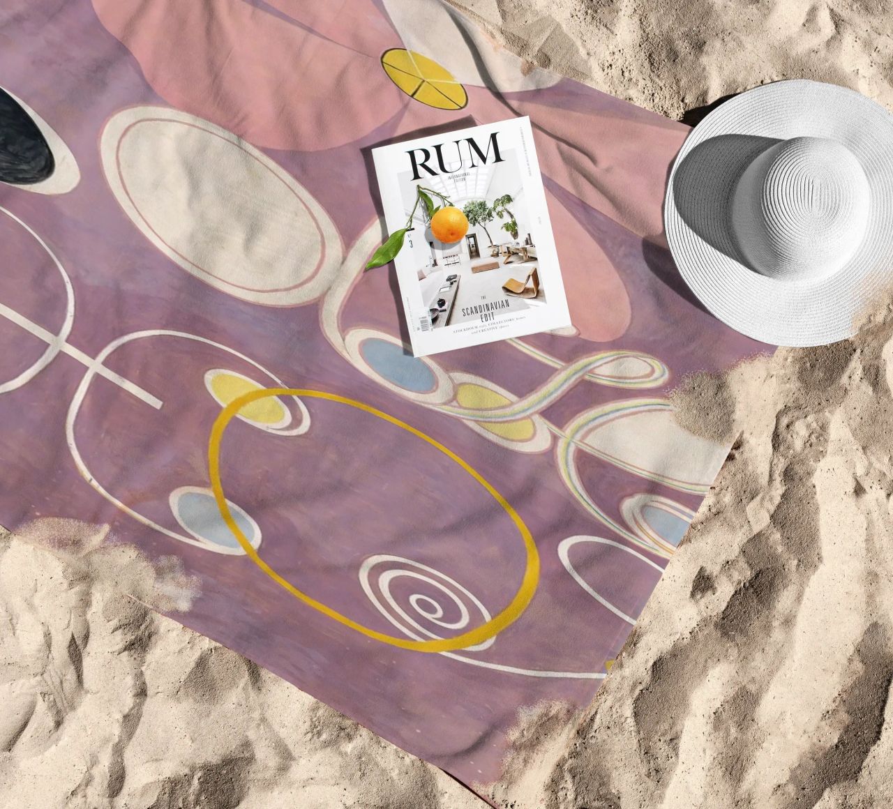 Hilma Af Klint - I dieci più grandi n. 5 telo mare da Ceryspool