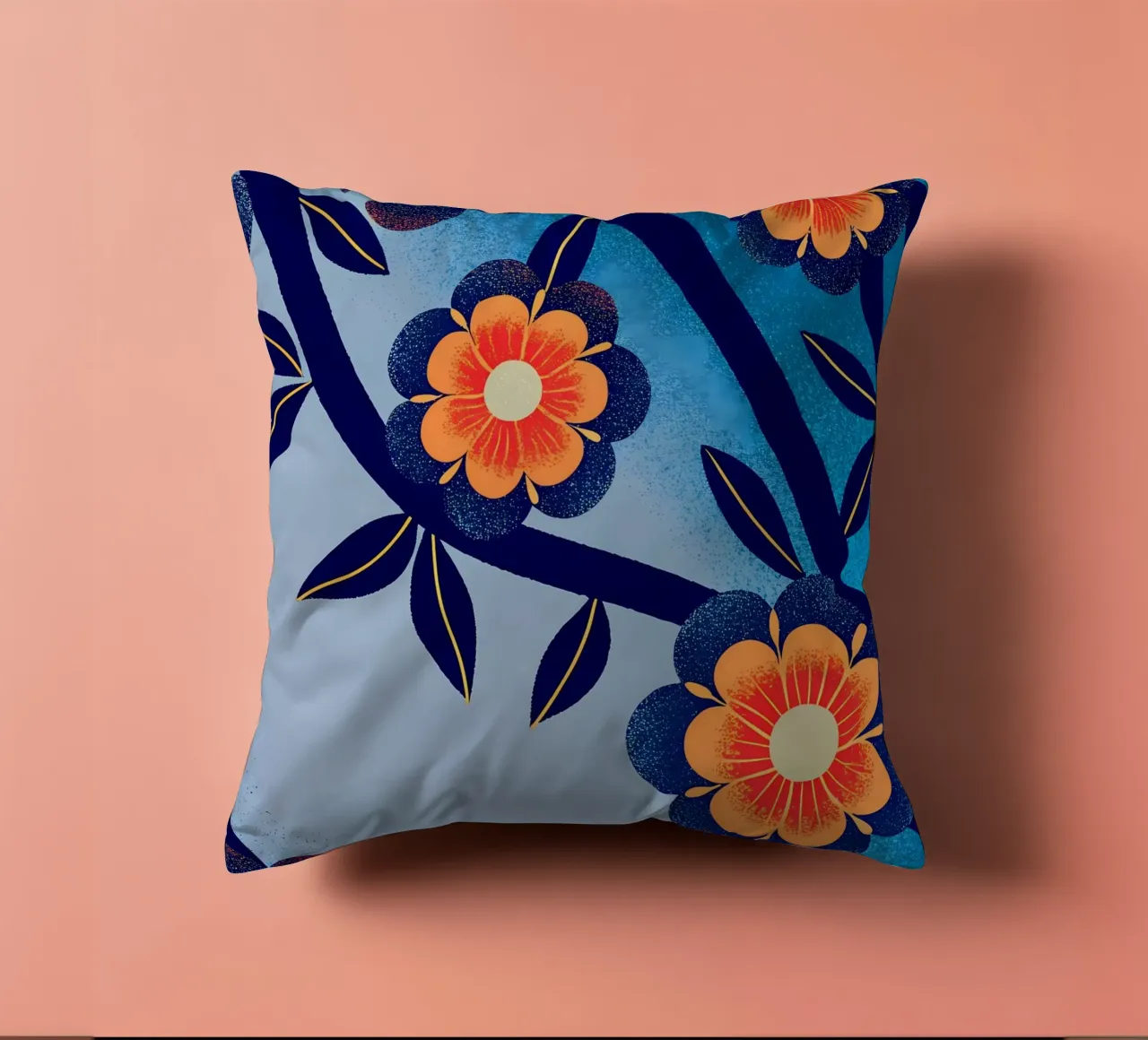Fiori e foglie cuscino da SOUL SHOP