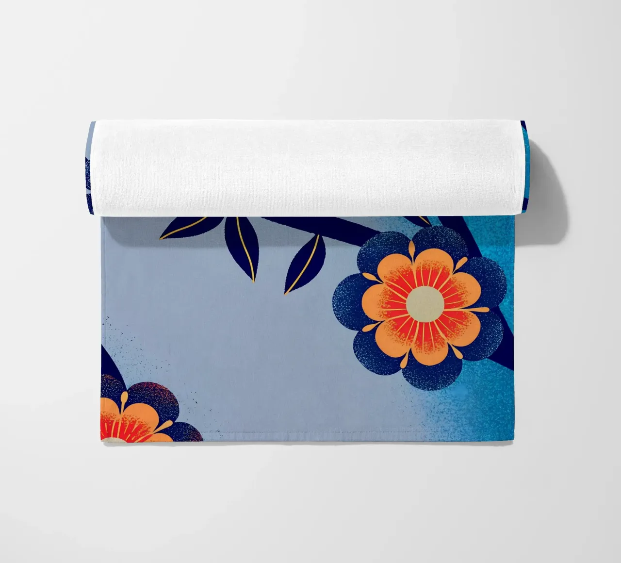 Fiori e foglie telo mare da SOUL SHOP