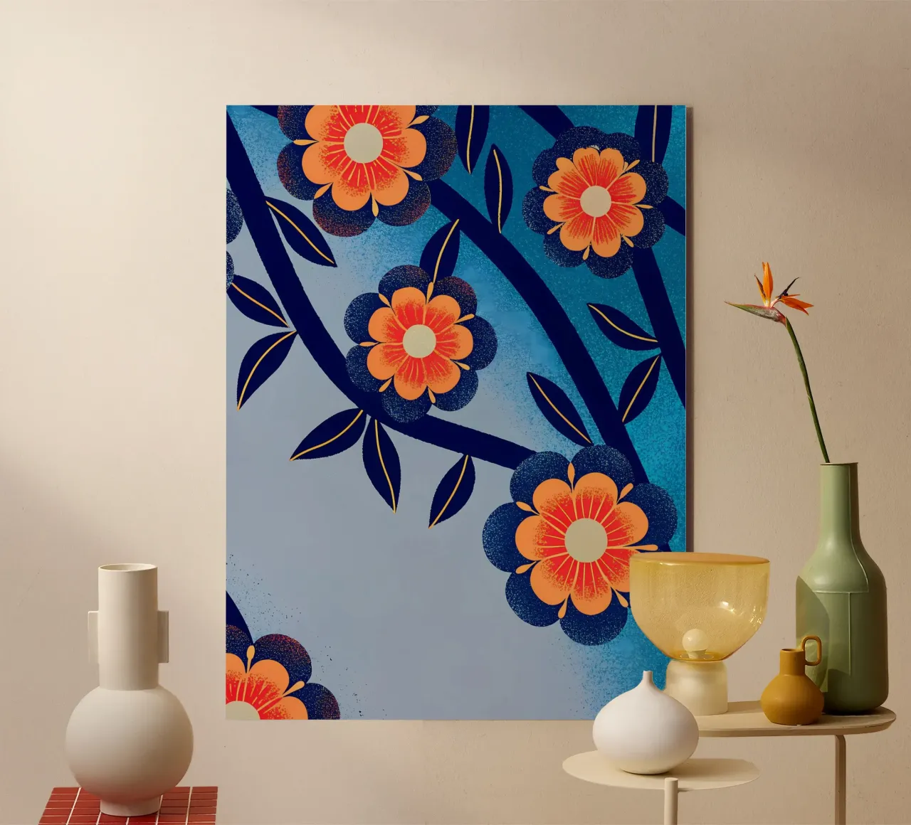 Fiori e foglie alluminio dibond da SOUL SHOP