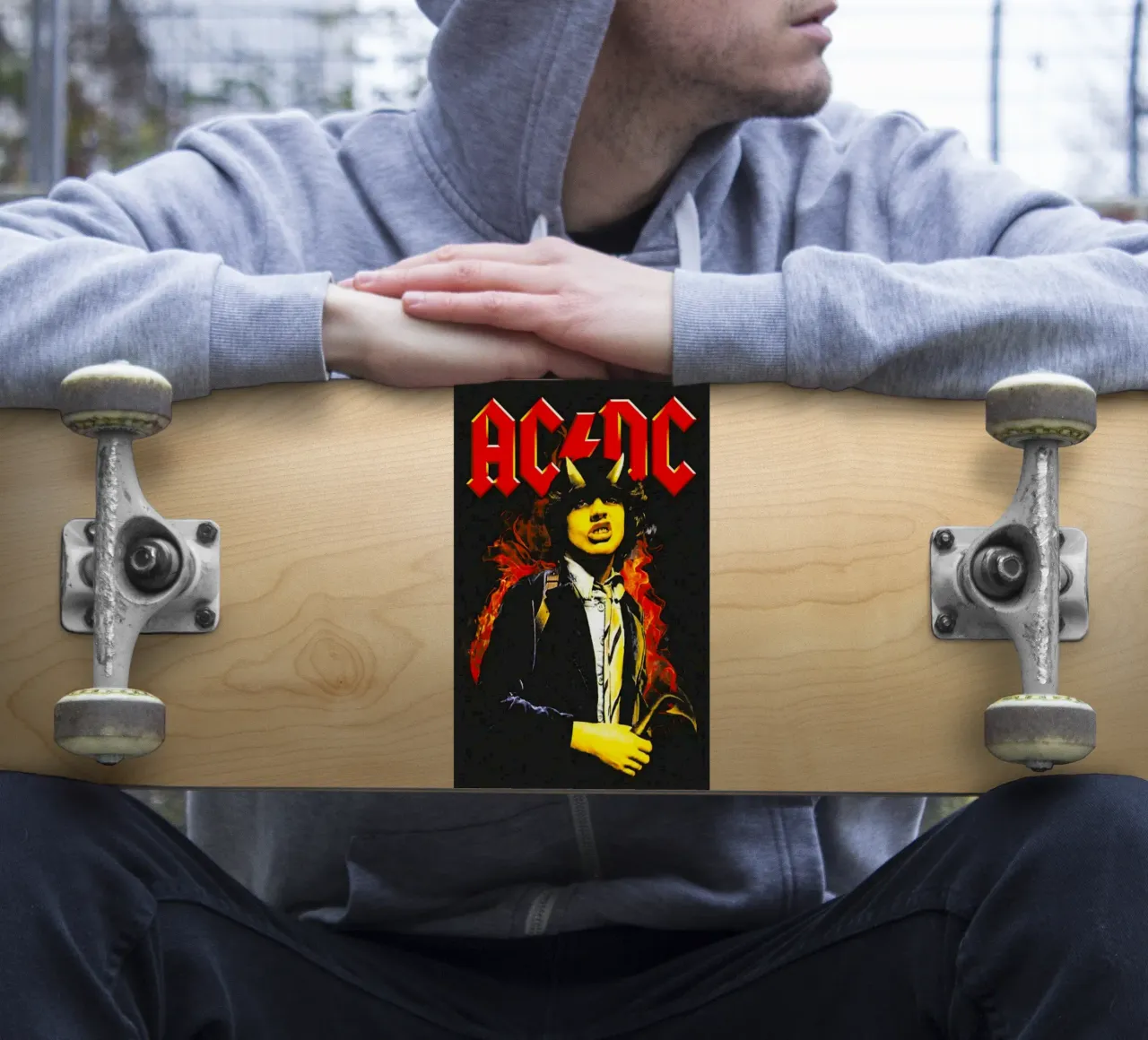 angus young iconic solos sticker by korve