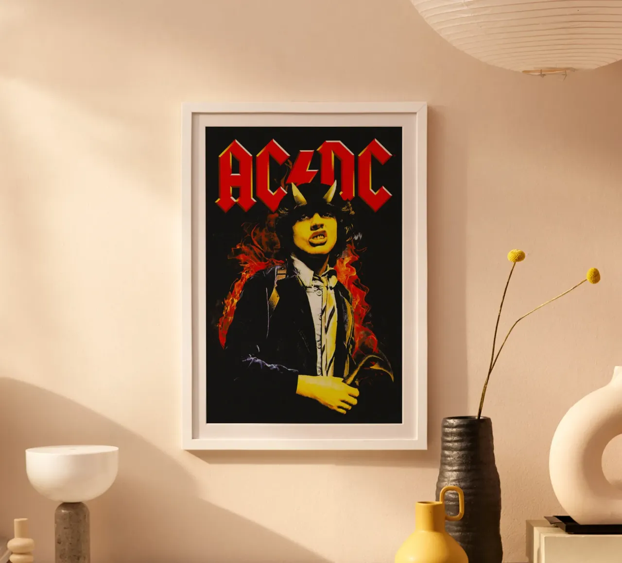 assoli iconici di angus young poster da korve