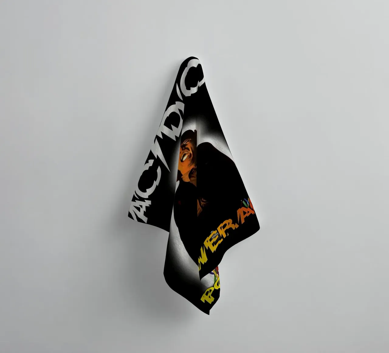 thunderstruck across the globe towel by korve
