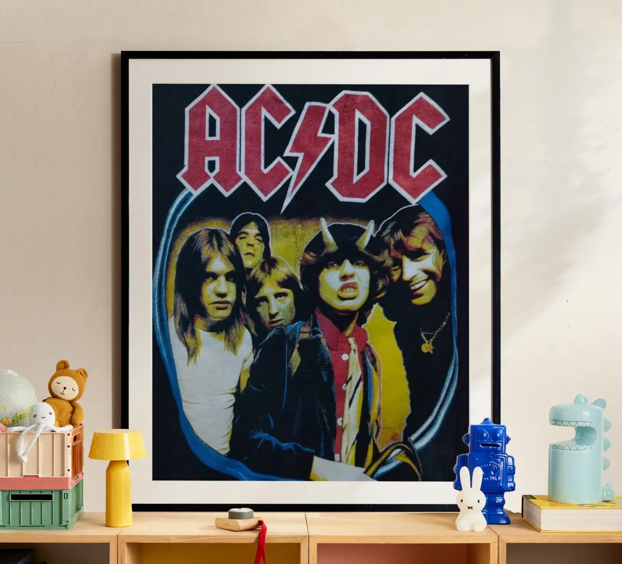 ritmo che colpisce duro poster con telaio in alluminio da korve
