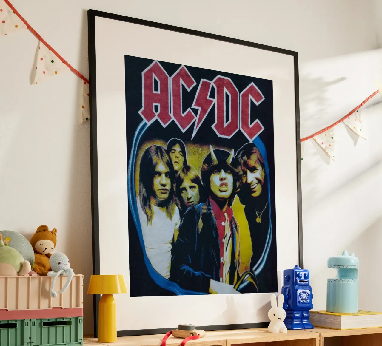 ritmo che colpisce duro poster con telaio in alluminio da korve