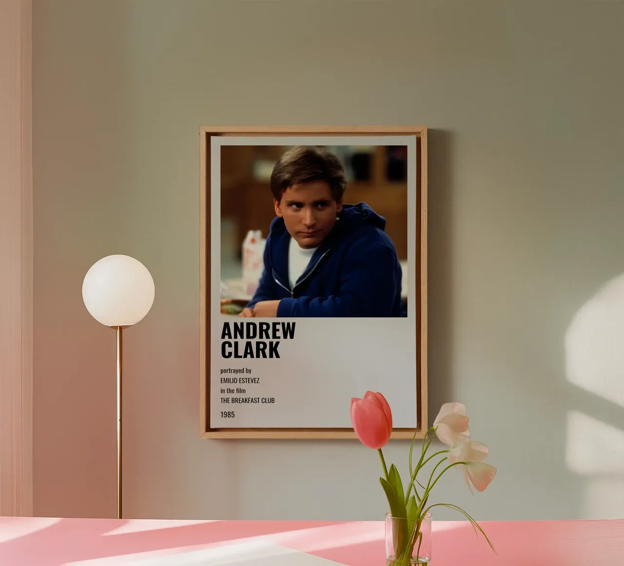 ANDREW CLARK canvas with Floater frame by MVFminimalist
