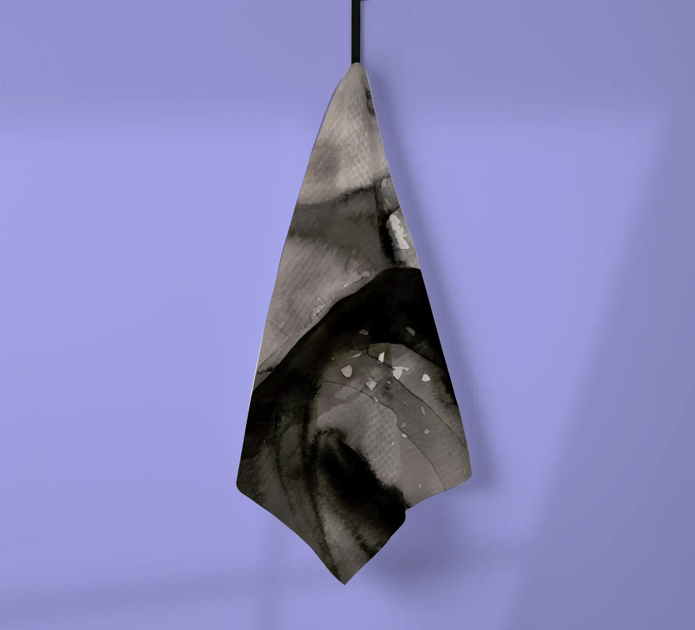 Inscrutable tea towel by Victoria Verbaan