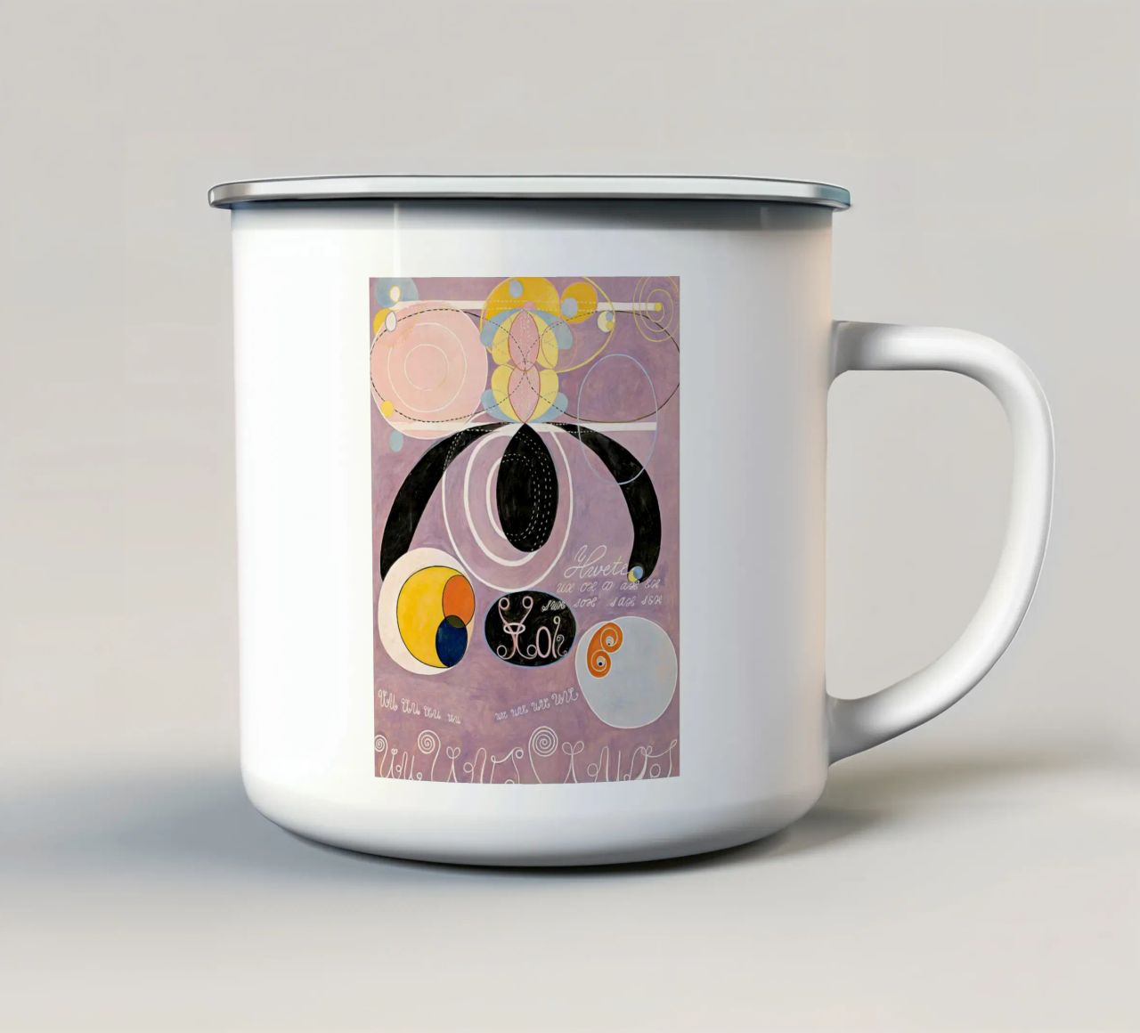 Hilma Af Klint - I dieci più grandi n. 6 tazza in smalto da Ceryspool