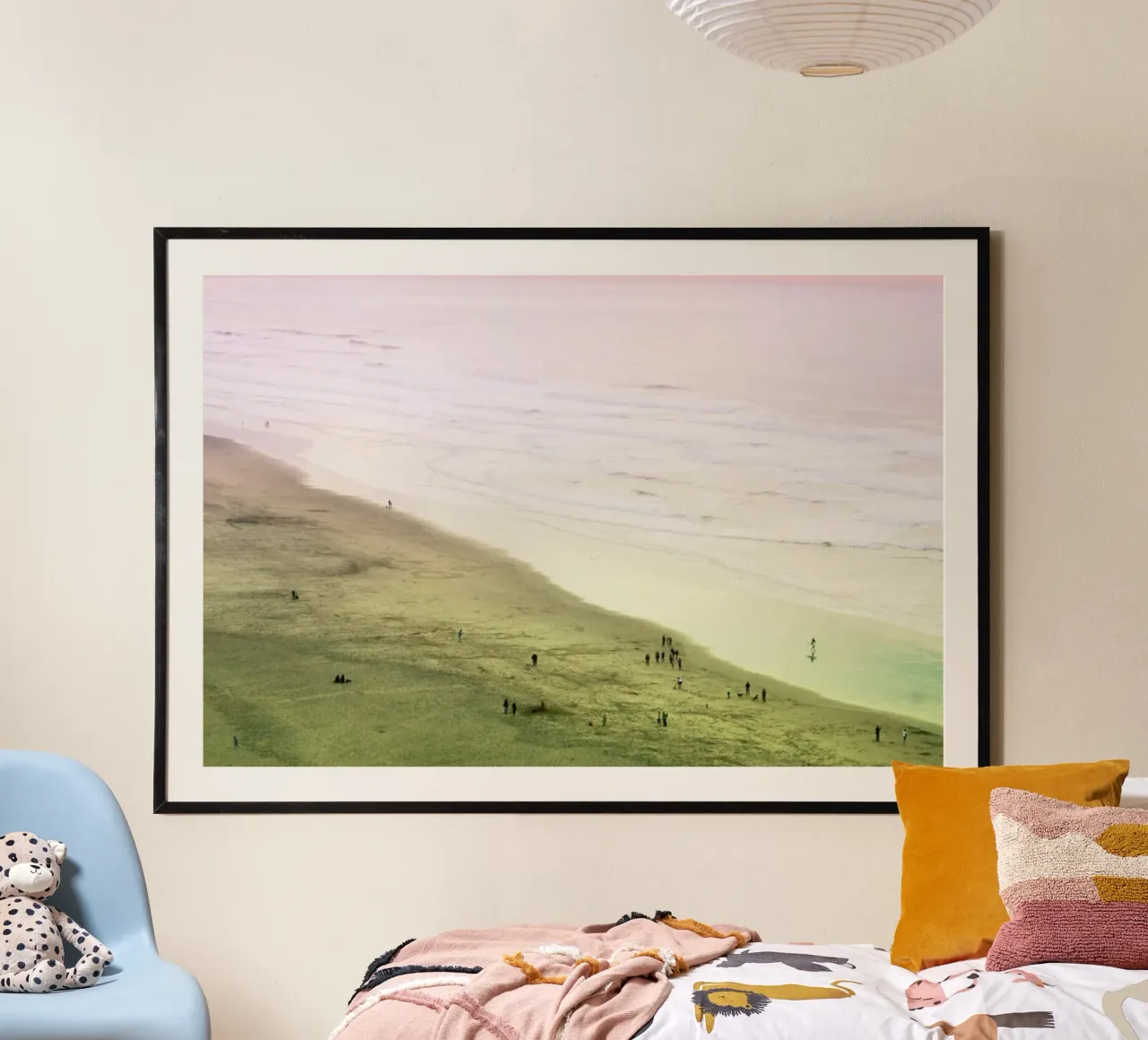 Ocean Beach California poster de Mina Teslaru