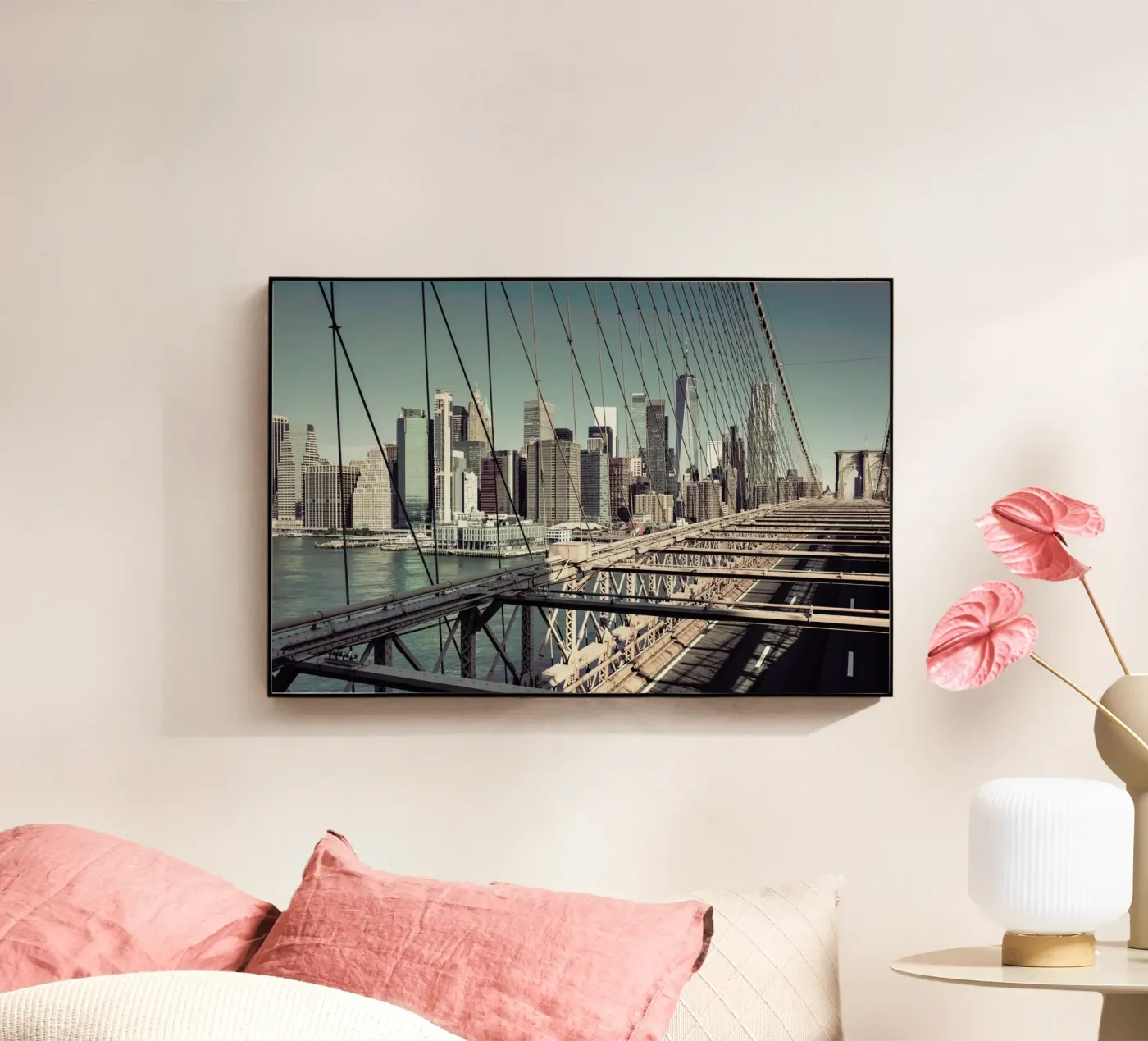 Brooklyn Bridge 01 plexiglas de Michael Belhadi