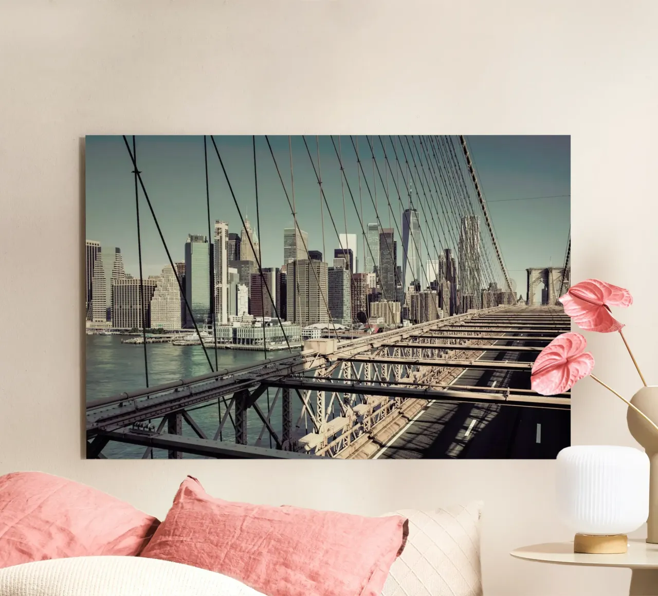 Brooklyn Bridge 01 alluminio dibond da Michael Belhadi