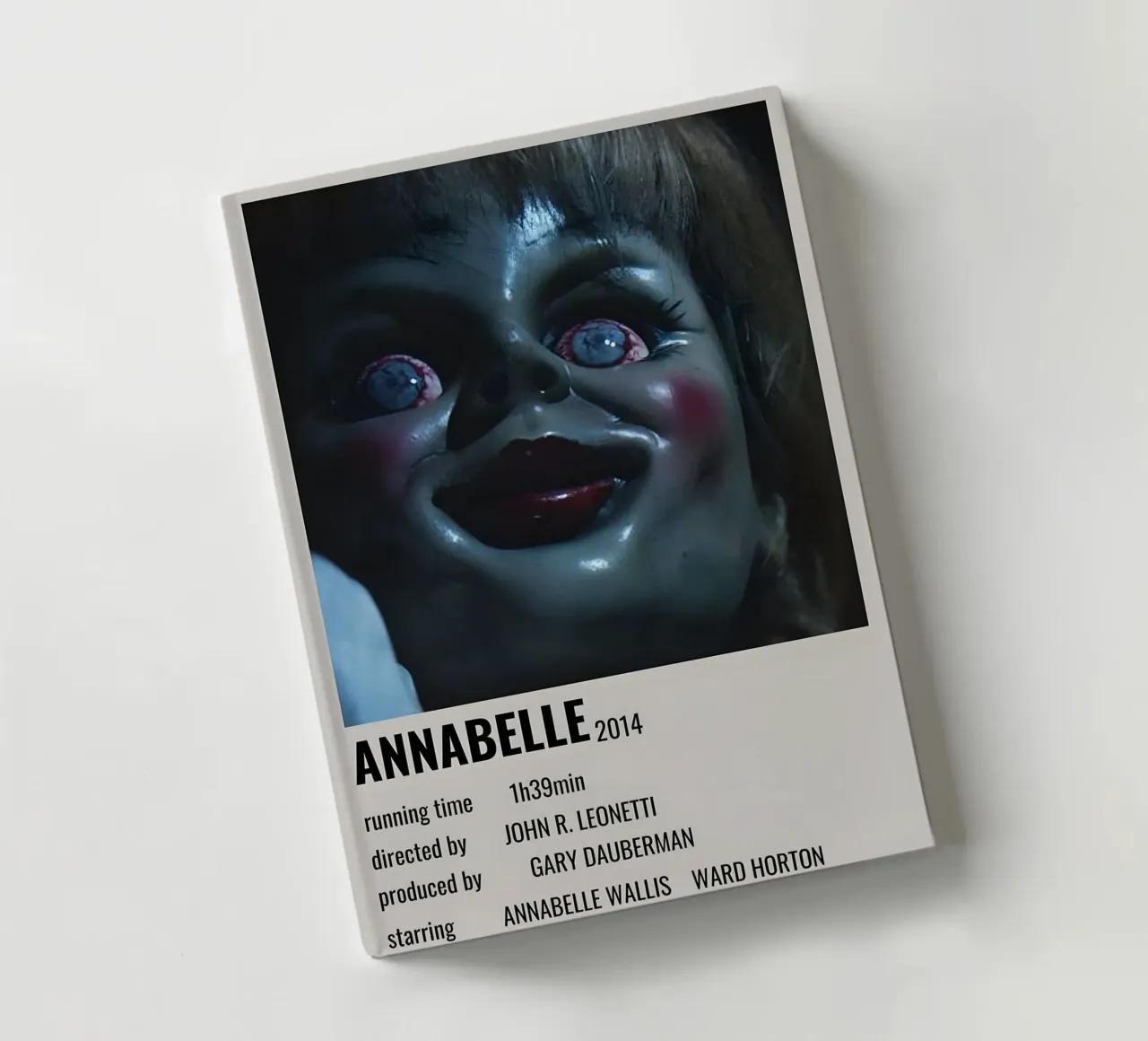 ANNABELLE 2014 notebook by MVFminimalist
