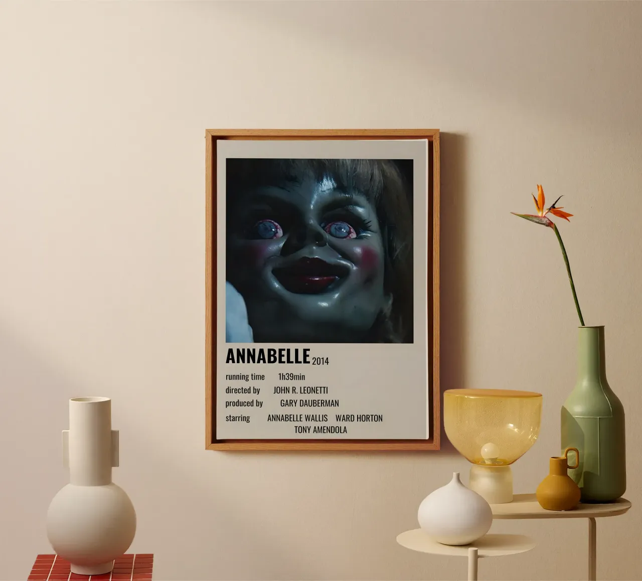 ANNABELLE 2014 canvas by MVFminimalist