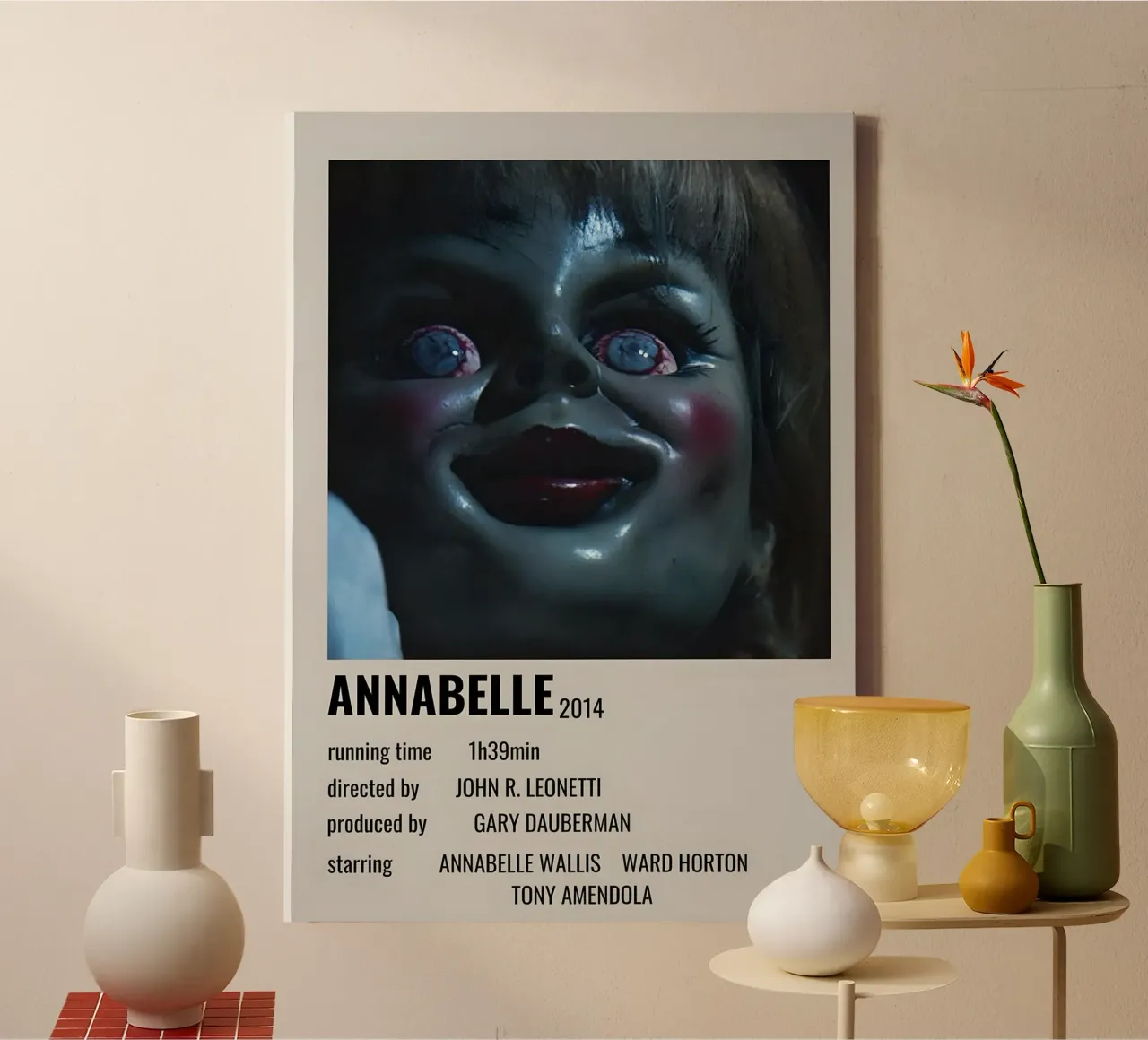 ANNABELLE 2014 canvas by MVFminimalist