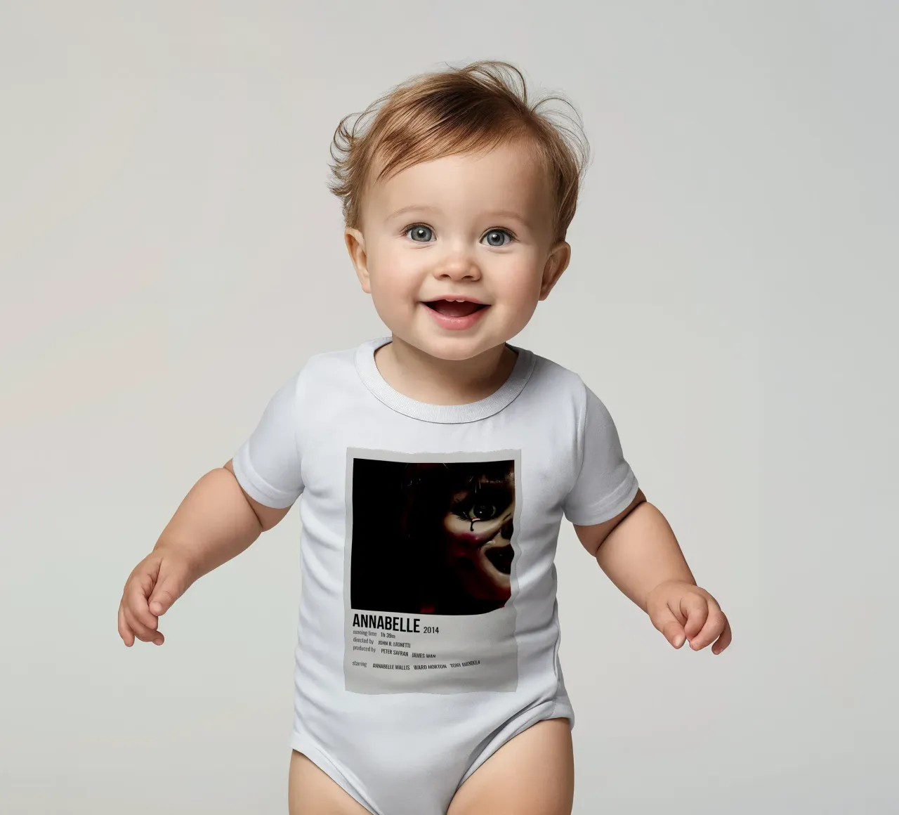 ANNABELLE 2014 body neonato maniche corte da MVFminimalist