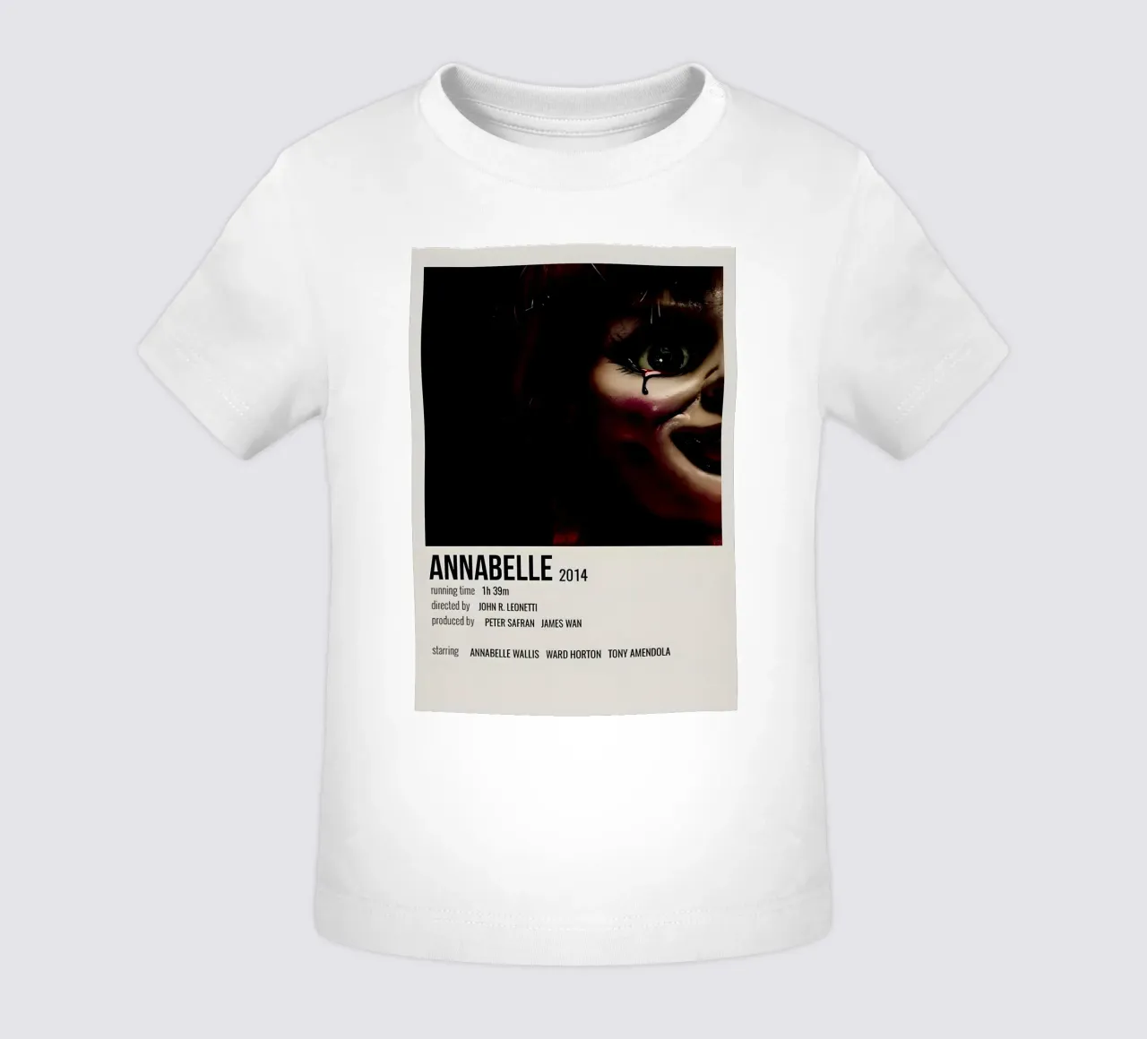 ANNABELLE 2014 maglietta neonato da MVFminimalist