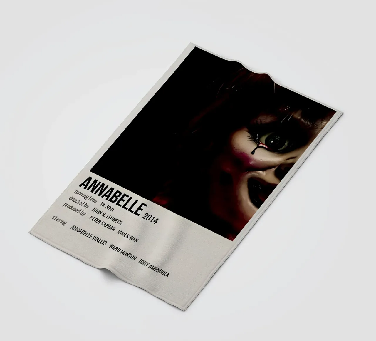ANNABELLE 2014 coperta in pile da MVFminimalist