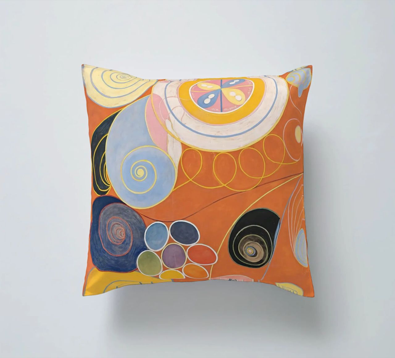 Hilma Af Klint - The Ten Largest No. 3 decorative cushion by Ceryspool