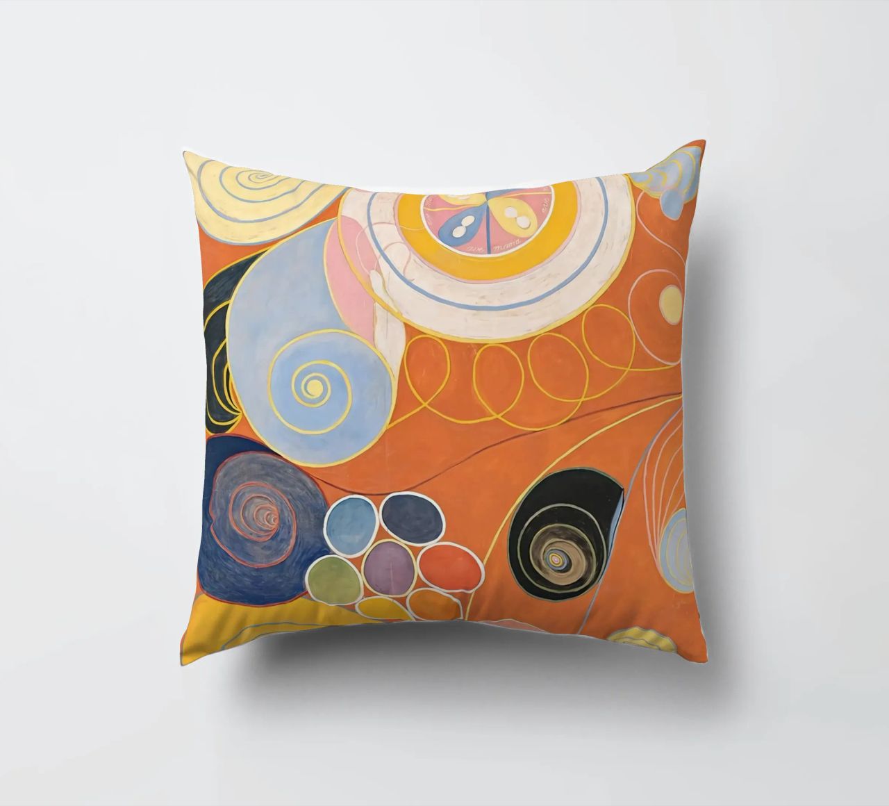 Hilma Af Klint - The Ten Largest No. 3 decorative cushion by Ceryspool