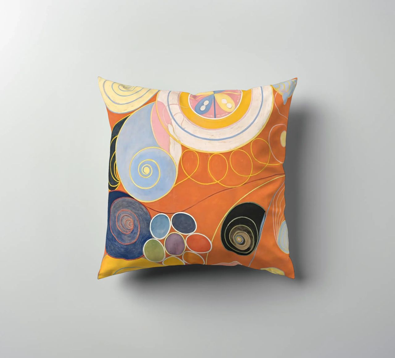 Hilma Af Klint - The Ten Largest No. 3 decorative cushion by Ceryspool