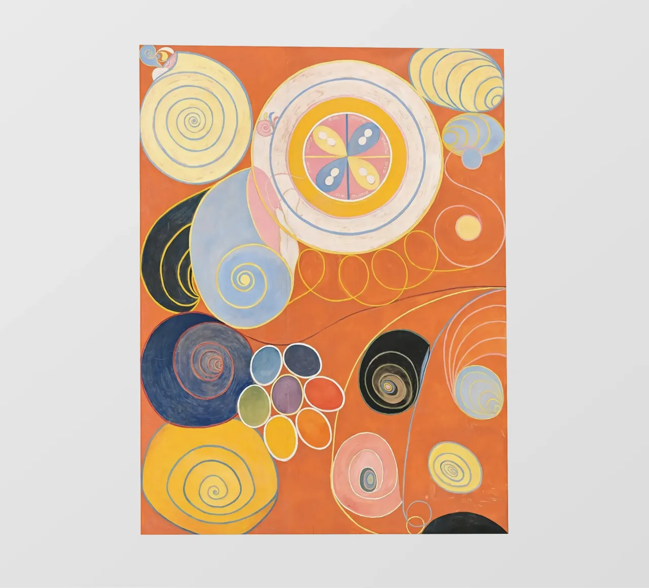 Hilma Af Klint - Los diez mayores nº 3 lámina retroiluminada de Ceryspool