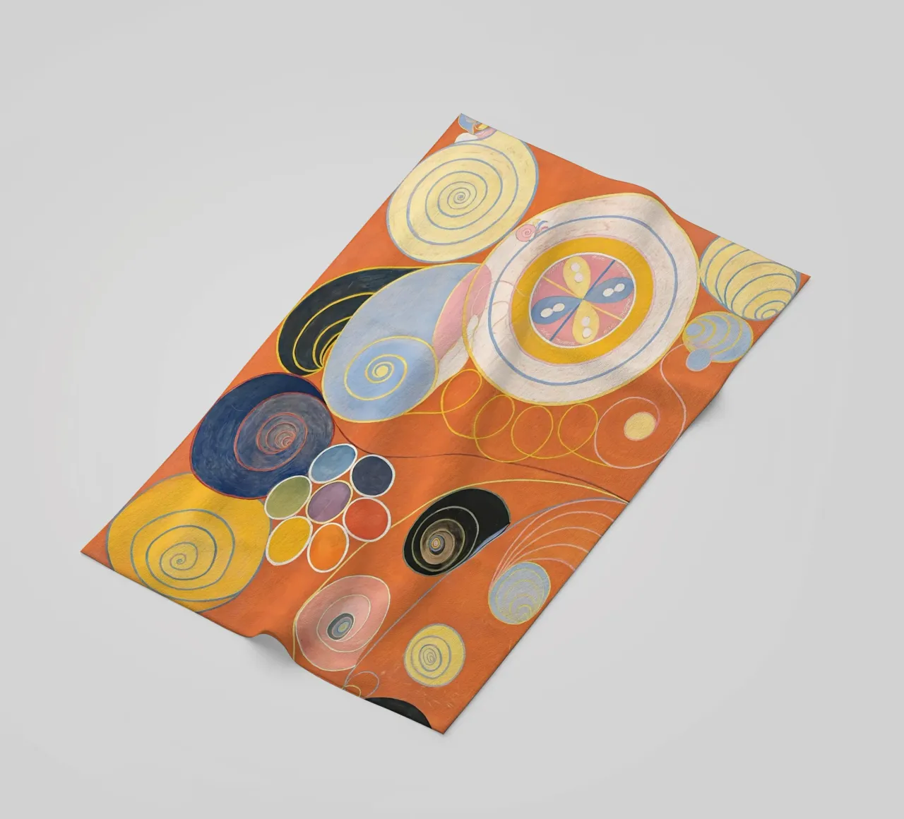 Hilma Af Klint - The Ten Largest No. 3 beach towel by Ceryspool