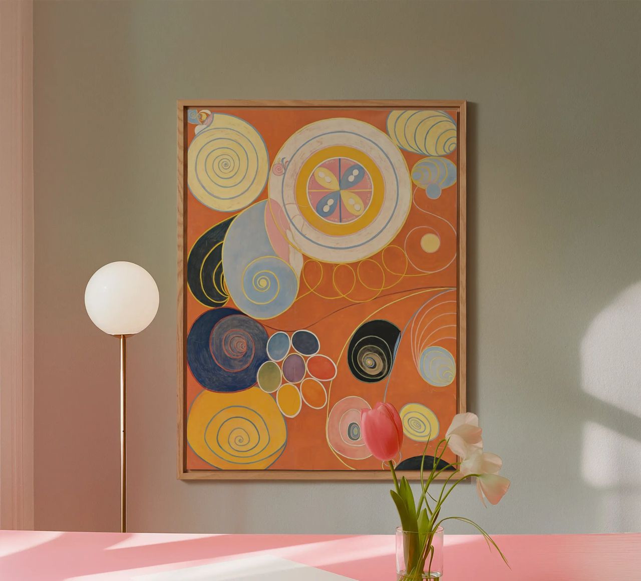 Hilma Af Klint - The Ten Largest No. 3 alu-dibond by Ceryspool