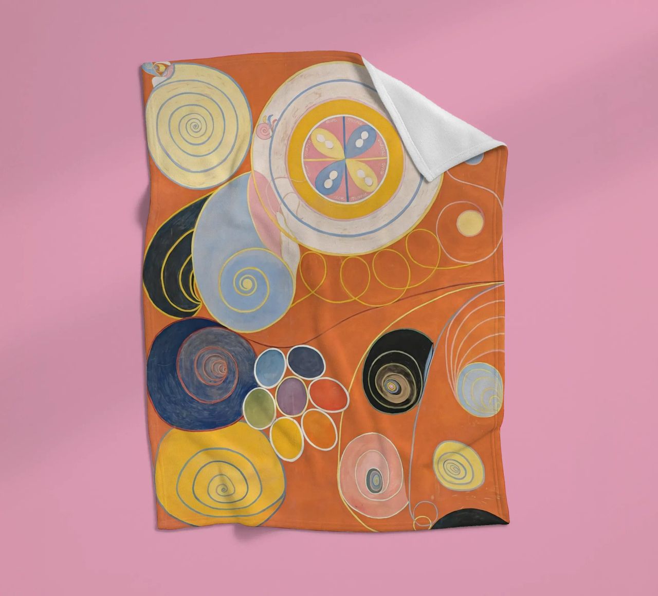 Hilma Af Klint - The Ten Largest No. 3 fleece blanket by Ceryspool