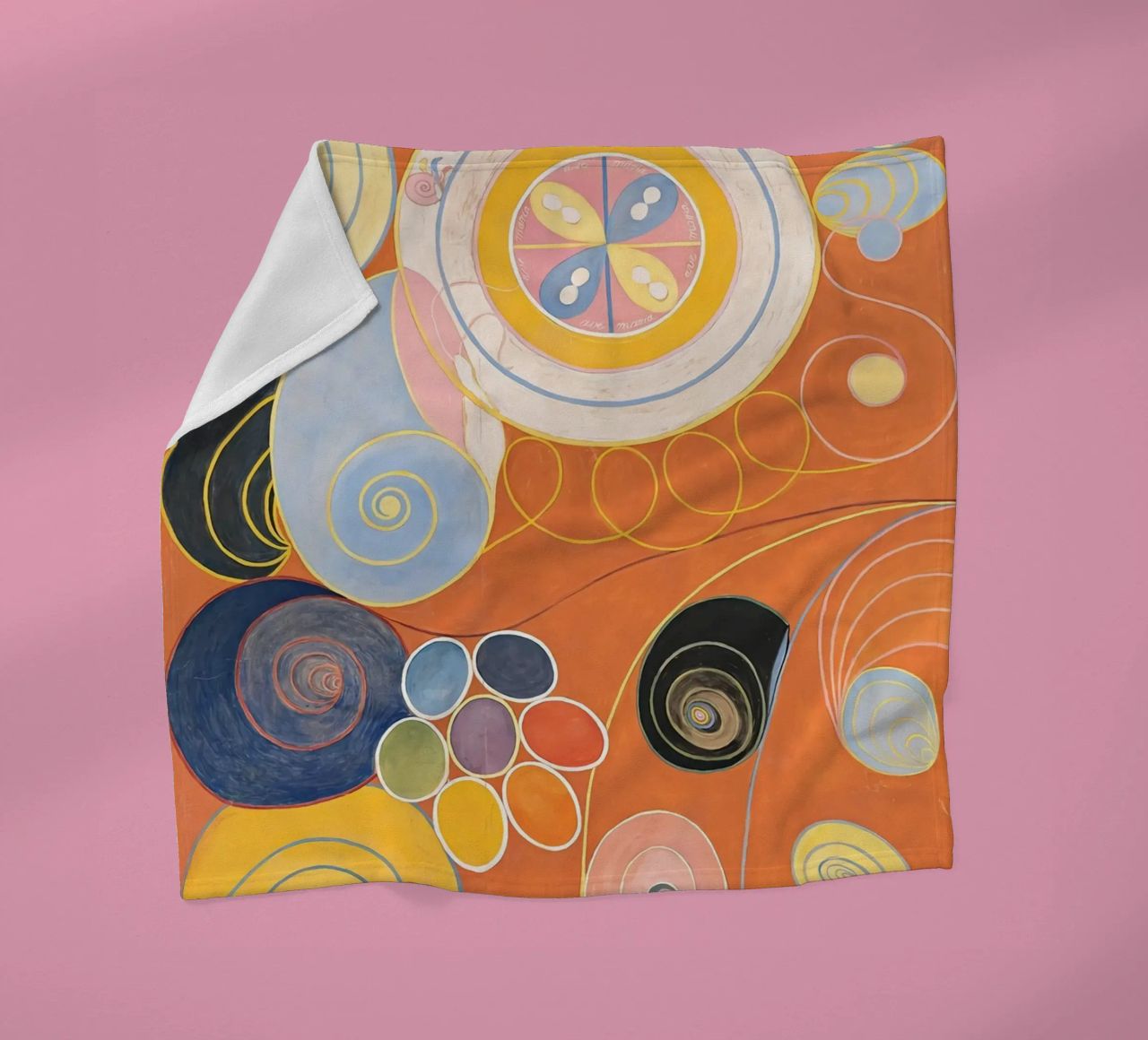 Hilma Af Klint - The Ten Largest No. 3 fleece blanket by Ceryspool