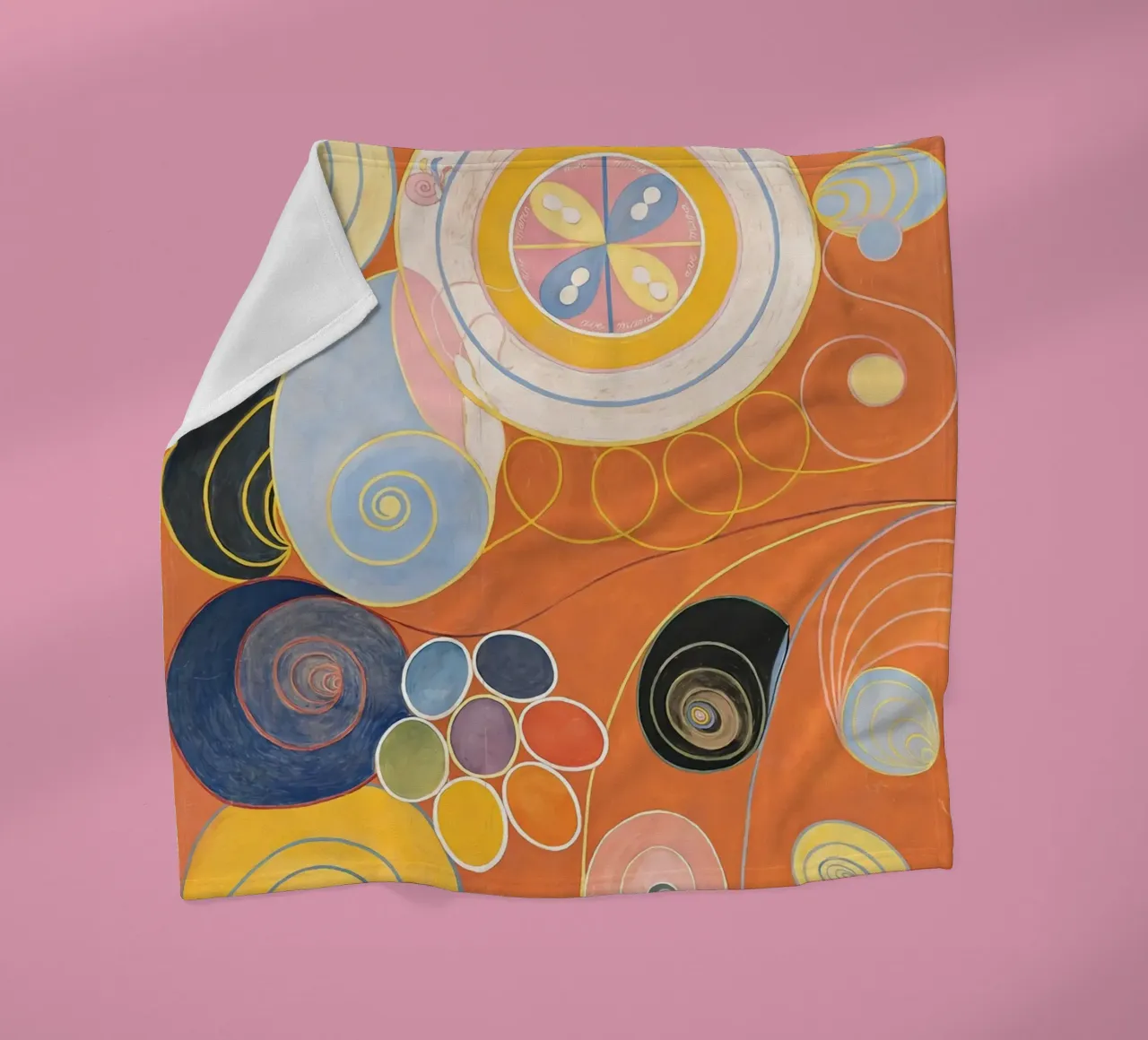 Hilma Af Klint - Los diez mayores nº 3 manta de franela de Ceryspool