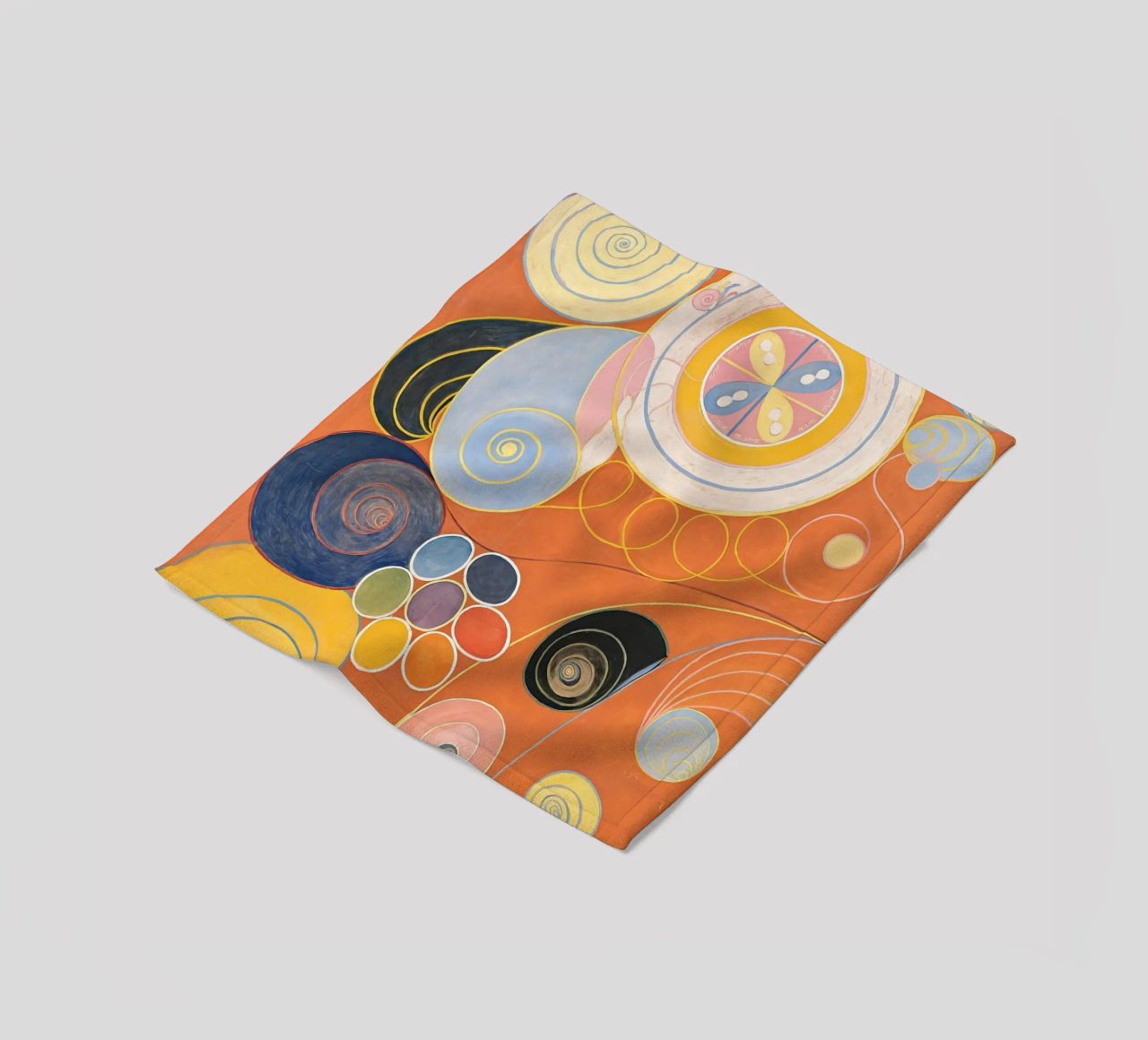 Hilma Af Klint - The Ten Largest No. 3 fleece blanket by Ceryspool