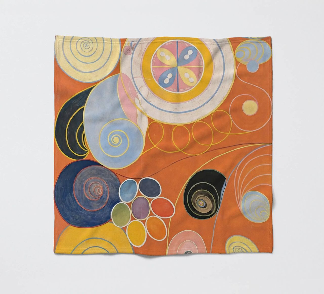 Hilma Af Klint - The Ten Largest No. 3 fleece blanket by Ceryspool
