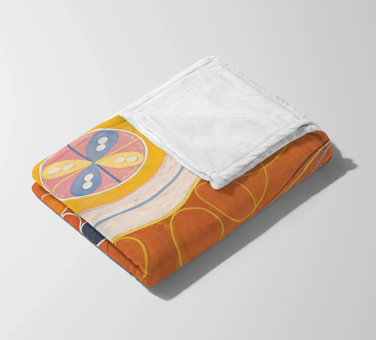 Hilma Af Klint - The Ten Largest No. 3 fleece blanket by Ceryspool