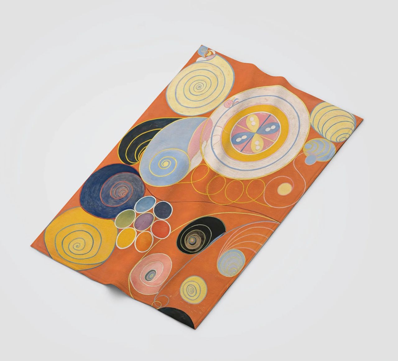 Hilma Af Klint - The Ten Largest No. 3 fleece blanket by Ceryspool