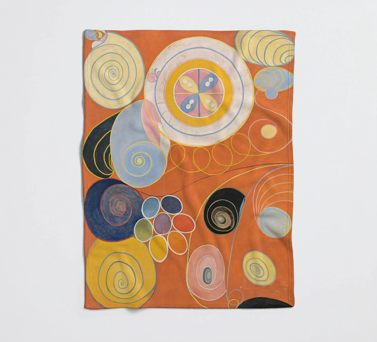 Hilma Af Klint - The Ten Largest No. 3 fleece blanket by Ceryspool