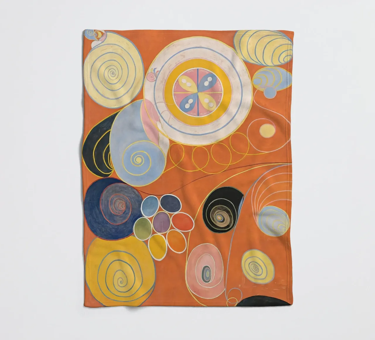 Hilma Af Klint - Los diez mayores nº 3 manta de franela de Ceryspool
