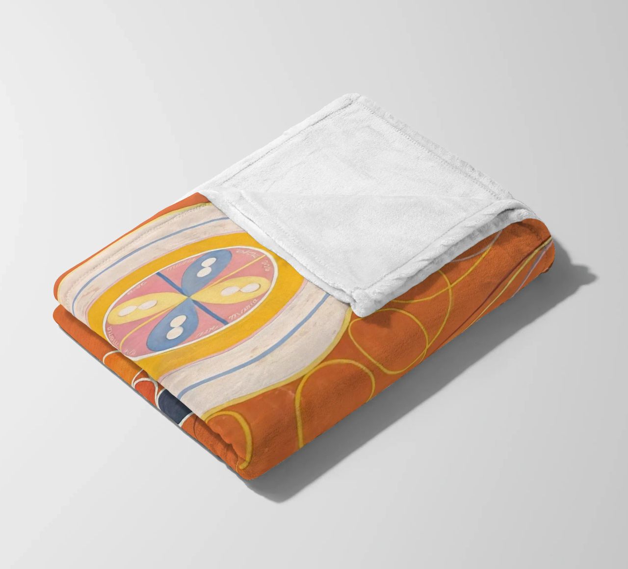 Hilma Af Klint - The Ten Largest No. 3 fleece blanket by Ceryspool