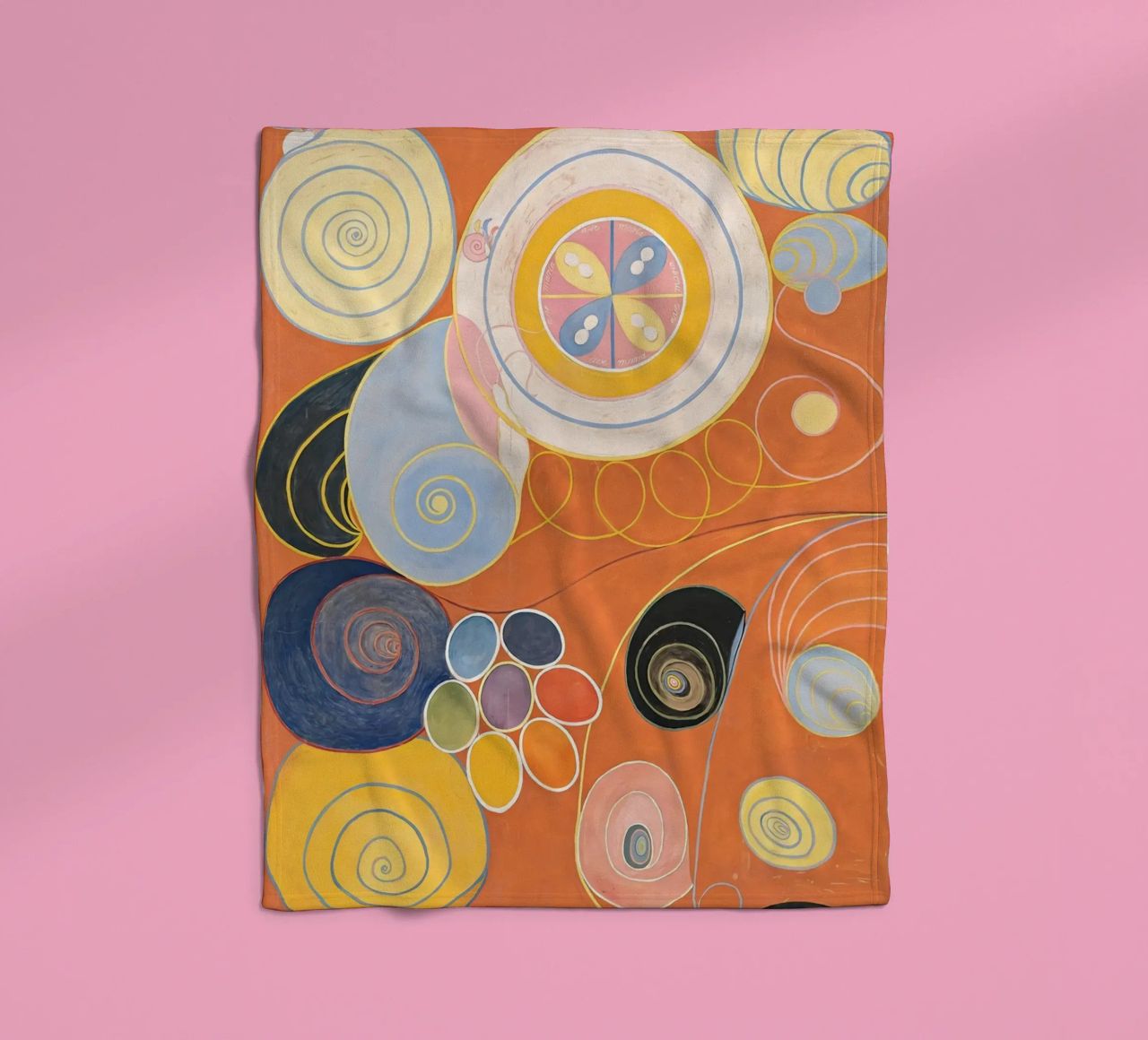 Hilma Af Klint - The Ten Largest No. 3 fleece blanket by Ceryspool