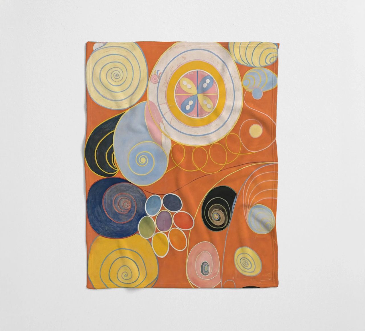 Hilma Af Klint - The Ten Largest No. 3 fleece blanket by Ceryspool