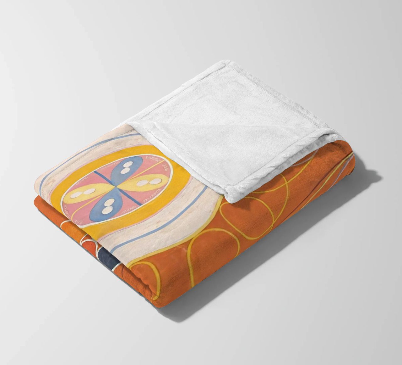 Hilma Af Klint - The Ten Largest No. 3 fleece blanket by Ceryspool