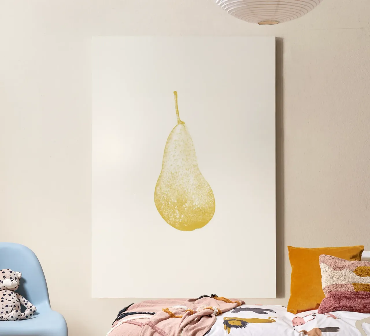 Yellow Pear canvas met Baklijst van La Bola